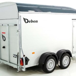 Debon Kofferanhänger Roadster C700 179×378 Höhe:201cm 2,6t, Alu, Polybug, Tür, grau-Neu – Bild 4