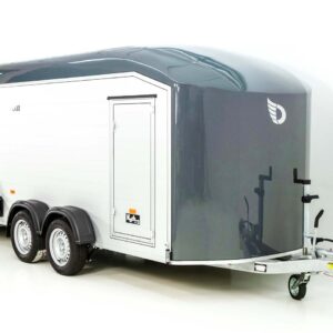 Debon Kofferanhänger Roadster C700 179×378 Höhe:201cm 2,6t, Alu, Polybug, Tür, grau-Neu – Bild 7