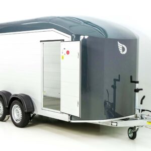 Debon Kofferanhänger Roadster C700 179×378 Höhe:201cm 2,6t, Alu, Polybug, Tür, grau-Neu – Bild 8