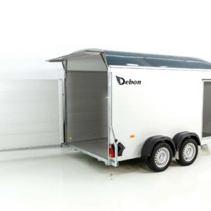 Debon Kofferanhänger Roadster C700 179×378 Höhe:201cm 2,6t, Alu, Polybug, Tür, grau-Neu – Bild 9