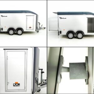 Debon Kofferanhänger Roadster C700 179×378 Höhe:201cm 2,6t, Alu, Polybug, Tür, grau-Neu – Bild 10