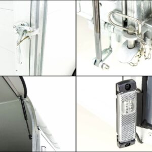 Debon Kofferanhänger Roadster C700 179×378 Höhe:201cm 2,6t, Alu, Polybug, Tür, grau-Neu – Bild 11