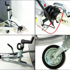 Debon Kofferanhänger Roadster C700 179×378 Höhe:201cm 2,6t, Alu, Polybug, Tür, grau-Neu – Bild 15