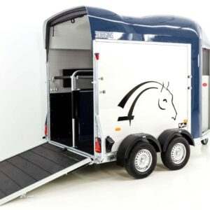 Cheval Liberte Pferdeanhänger GOLD Origins, Sattelkammer, blau-Neu – Bild 3