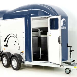 Cheval Liberte Pferdeanhänger GOLD Origins, Sattelkammer, blau-Neu – Bild 6