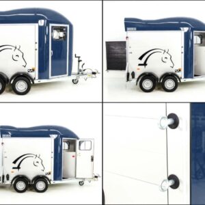Cheval Liberte Pferdeanhänger GOLD Origins, Sattelkammer, blau-Neu – Bild 8