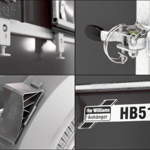 Ifor Williams Pferdeanhänger HB511-Heckklappen-Türkombination-Neu – Bild 13