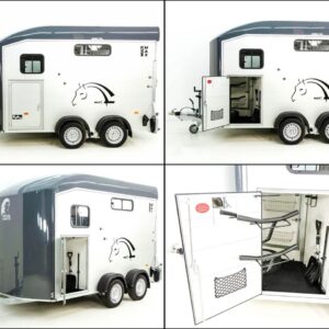 Cheval Liberte Pferdeanhänger Multi Max 2, grau-Neu – Bild 12