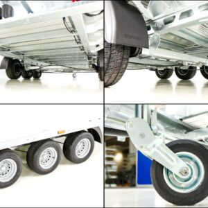 Temarad Universal Anhänger 210x507cm 3,5t-Tridem-Ladefläche kippbar-Neu – Bild 13