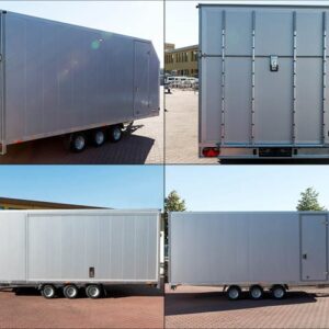 Vezeko Autotrailer Cargo Race Master 230x550cm H210cm 3,5t-E-Winde-silber-Neu – Bild 9