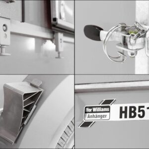 Ifor Williams Pferdeanhänger HB511-silber-Frontausstieg-Neu – Bild 15