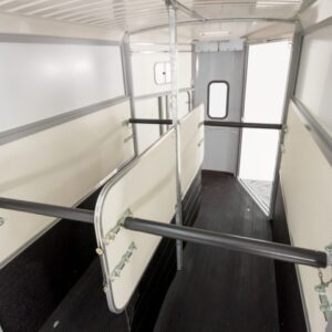 Ifor Williams Pferdeanhänger HB511-silber-Frontausstieg-Neu – Bild 5