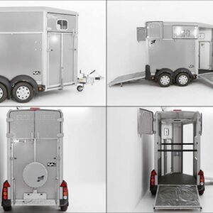 Ifor Williams Pferdeanhänger HB403-1,5er-silber-Neu – Bild 11