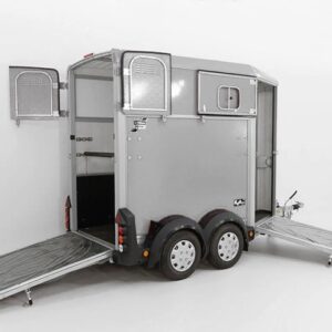 Ifor Williams Pferdeanhänger HB403-1,5er-silber-Neu – Bild 4