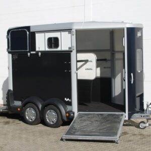 Ifor Williams Pferdeanhänger HB511-Heckklappen-Türkombination-schwarz-Neu – Bild 3