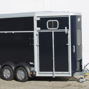 Ifor Williams Pferdeanhänger HB511-Heckklappen-Türkombination-schwarz-Neu – Bild 4