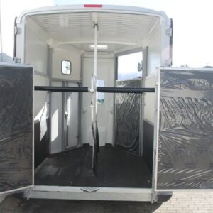 Ifor Williams Pferdeanhänger HB511-Heckklappen-Türkombination-schwarz-Neu – Bild 7