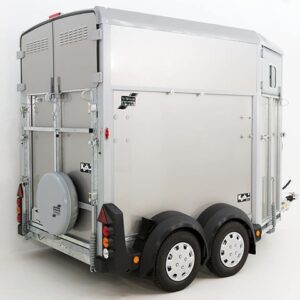 Ifor Williams Pferdeanhänger HB506-Frontausstieg-Klappenkombi-silber-Neu – Bild 3
