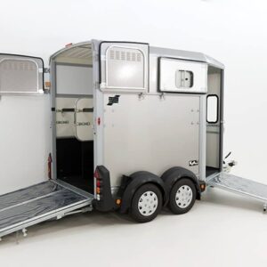 Ifor Williams Pferdeanhänger HB506-Frontausstieg-Klappenkombi-silber-Neu – Bild 4