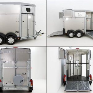 Ifor Williams Pferdeanhänger HB506-Frontausstieg-Klappenkombi-silber-Neu – Bild 7