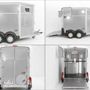 Ifor Williams Pferdeanhänger HB506-Sattelkammer-Silber-Neu – Bild 10