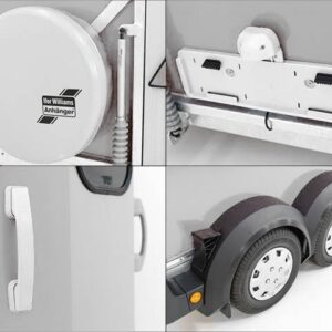 Ifor Williams Pferdeanhänger HB506-Sattelkammer-Silber-Neu – Bild 8