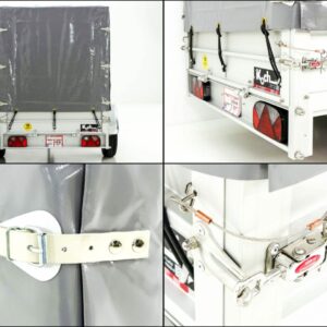 Koch Anhänger mit Plane 125x250cm 750kg-Typ U4-Hochplane 150 cm Hobby-Angebot-Neu – Bild 8
