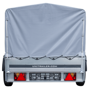 Anhänger Pkw 230×125 Garden Trailer 230 KIPP Unitrailer 750 kg mit Stützrad, Hochplane und Hochspriegel-Neu – Bild 5